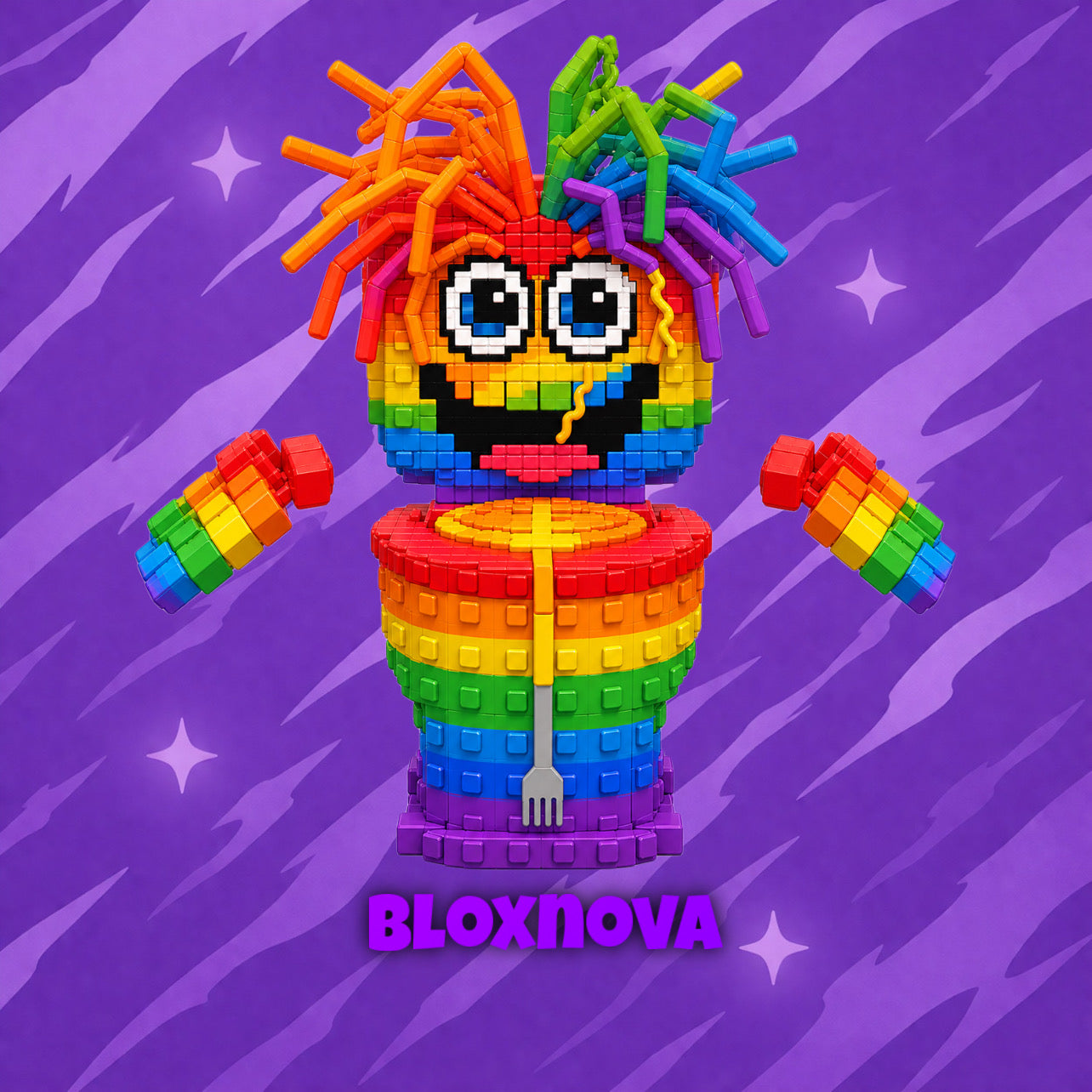 Rainbow Spaghetti Tualetti